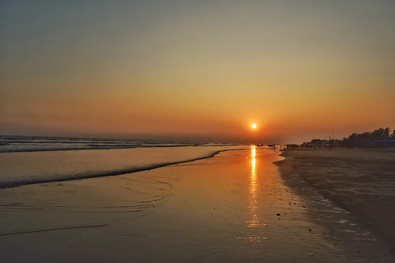 Sunset at Chandipur Beach