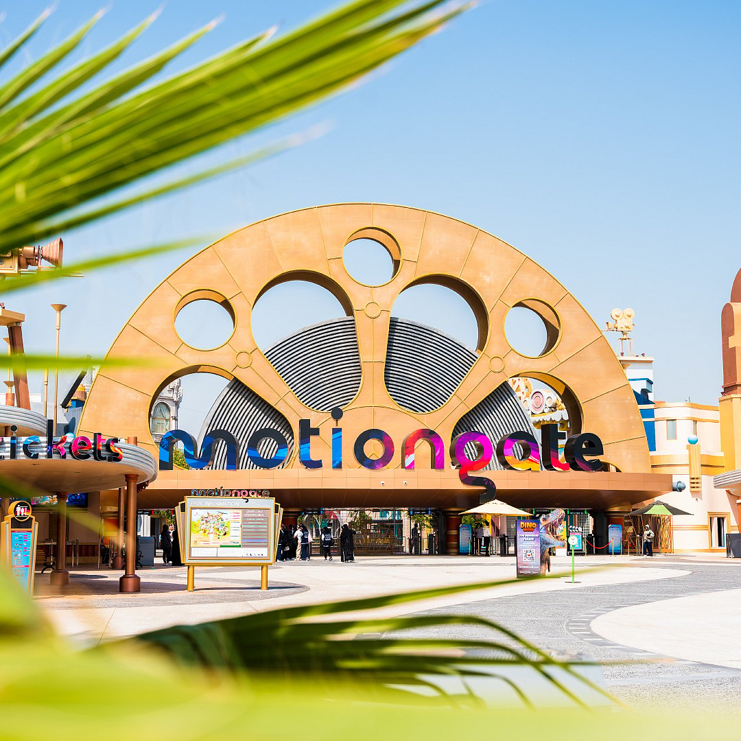 Motiongate Dubai is a Hollywood-inspired adventure land featuring around 30 rides inspired by memorable action and animation films