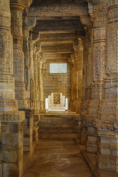 Inside Narlai Jain Temple 