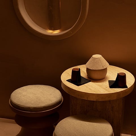 The seats at People of Tomorrow are made of cactus leather