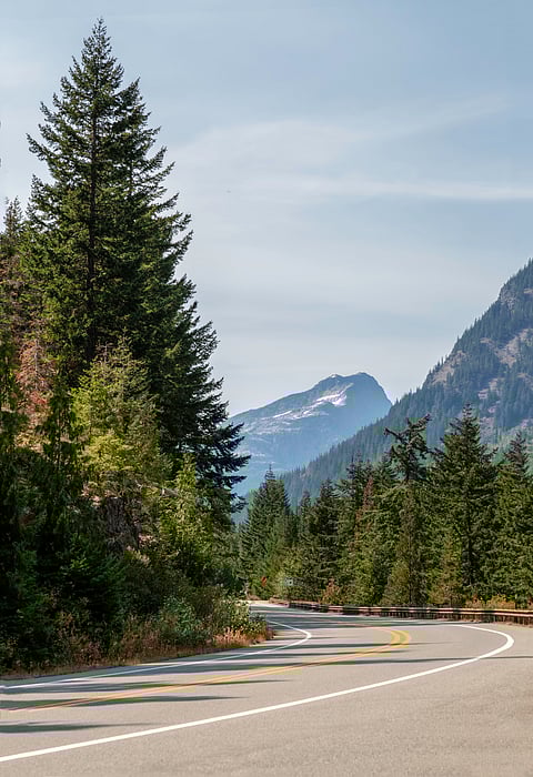 View in the North Cascades National Park