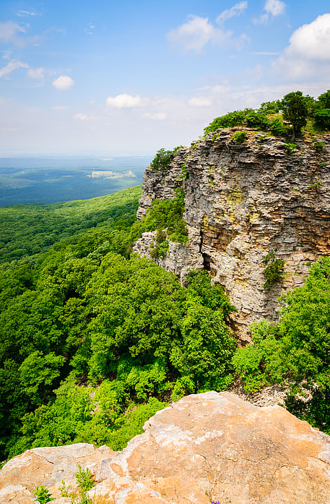 Cliff Overlook at Mount Magazine State Park