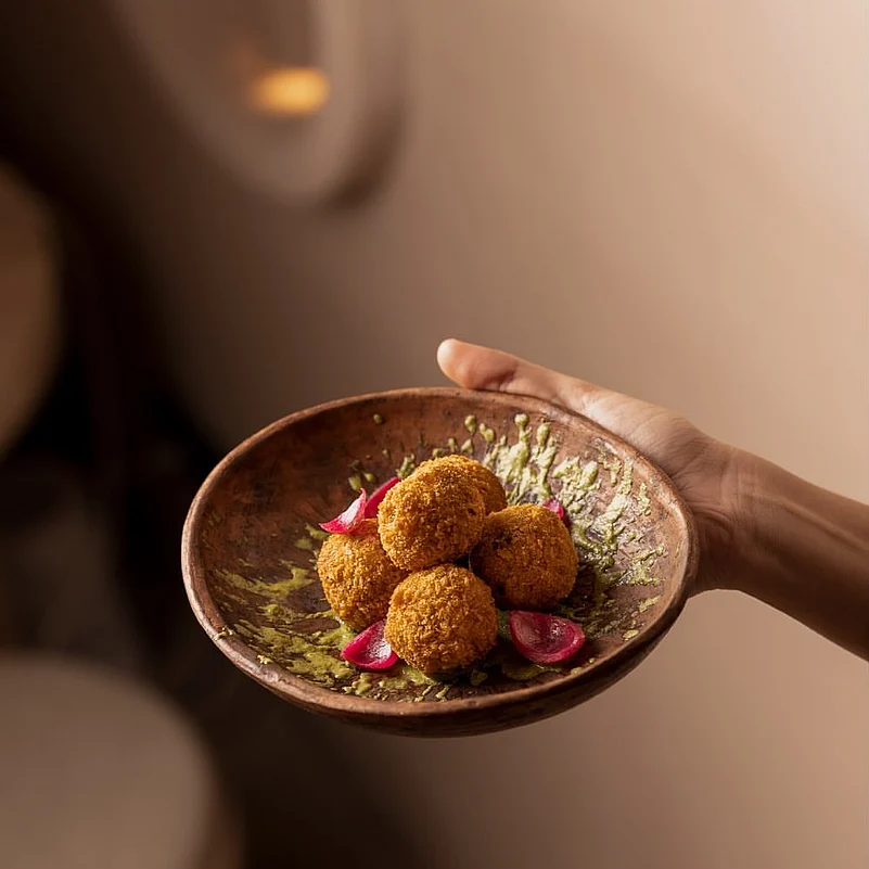 Pulled Meat Croquettes are crunchy bites of pulled jackfruit
