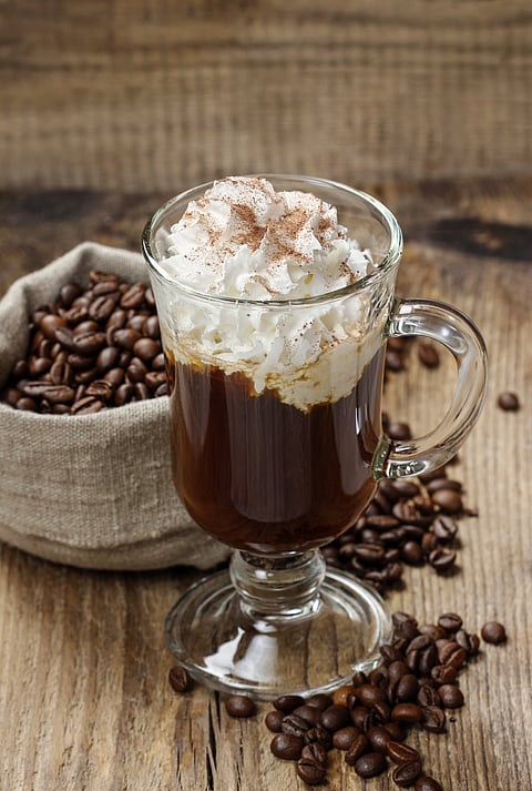 A delicious cup of Irish Coffee