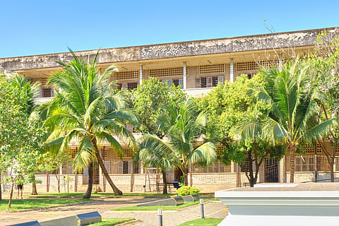 The Tuol Sleng Genocide Museum in Phnom Penh is a museum chronicling the Cambodian genocide