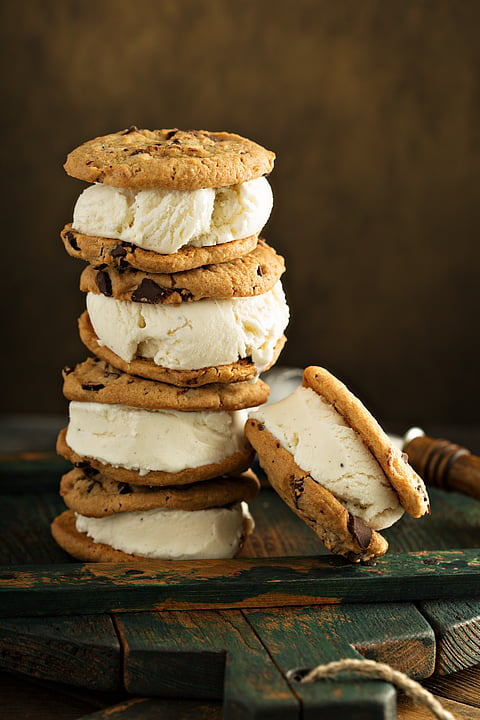 An assortment of It’s-It Ice Cream Sandwich