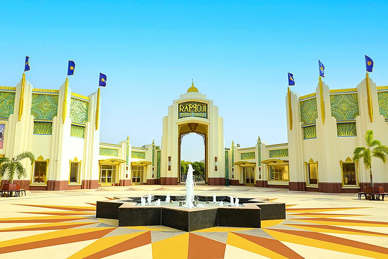 The Ramoji Movie Magic section at the Ramoji Film City is where visitors can witness the unique filmmaking process firsthand