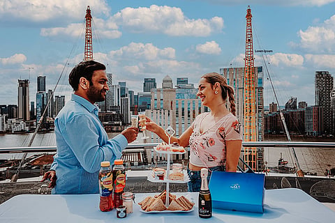 A special afternoon tea experience provided by Up at the O2