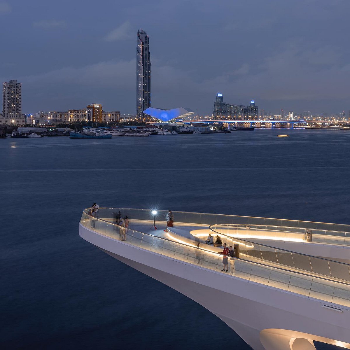 The Viewing Point in Dubai Creek Harbour is Dubais famed observation deck, offering panoramic views of the magical Dubai Creek