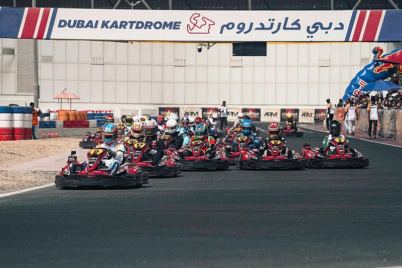 Groups with a competitive spirit can speed through the Kartdrome for about 17 corners on a 1.2-kilometre track