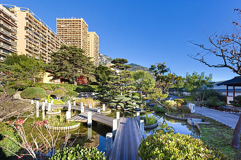 The Japanese Garden has all the essential components like a pond, islands, a waterfall, lanterns, bridges, a tea house and a Zen garden 