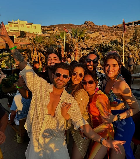 Sanon was recently vacationing in Greece