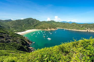 Shutterstock : A view of the Long Ke Wan Beach