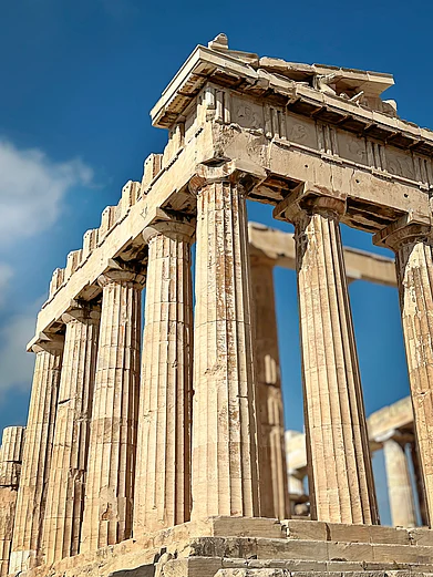 Shutterstock : A view of the Acropolis of Athens