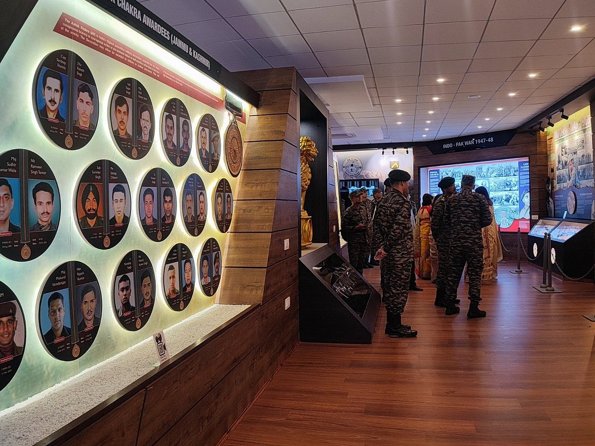 The state-of-the-art facility honours the bravery, sacrifice and enduring spirit of the Indian Armed Forces