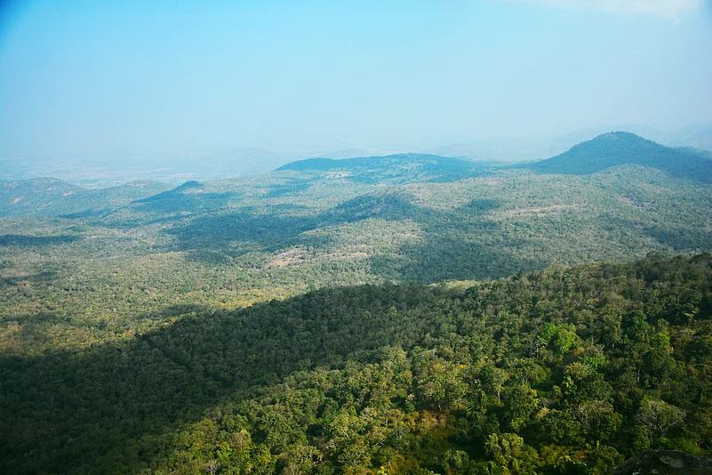 View from the top of Biligiriranga Hills