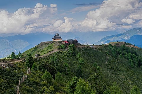A view of the Thachi Valley, Himachal Pradesh