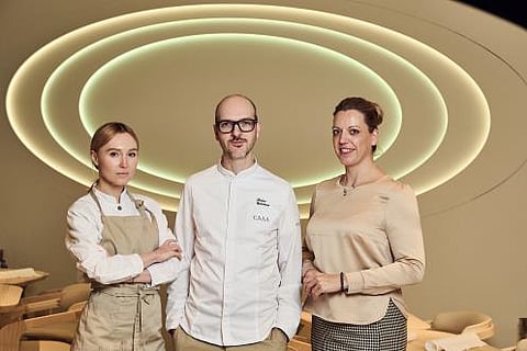 Experience the cultural significance of the Maldivian tuna with Chef Pietro (in the middle)