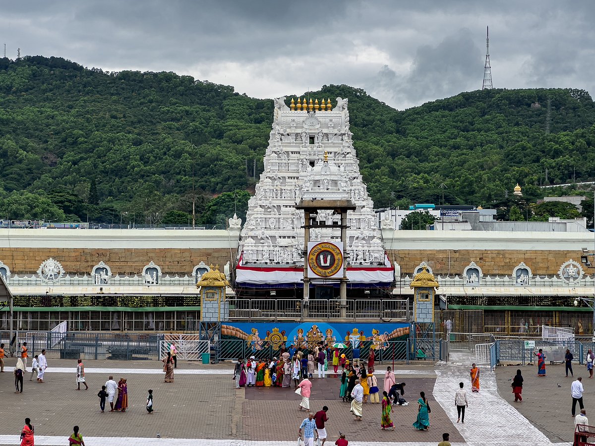Shutterstock : A view of the famous Tirupati Balaji Temple