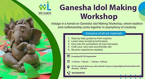 Create your own Ganesh with this idol making workshop