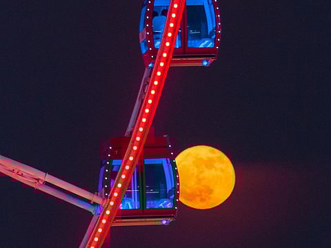 A ride on the Hong Kong Observation Wheel is an exciting experience as the city glitters before your very eyes