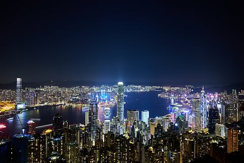 Hong Kong at night from The Peak