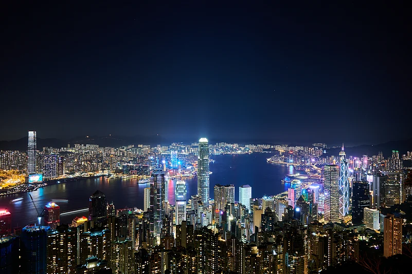 Hong Kong at night from The Peak