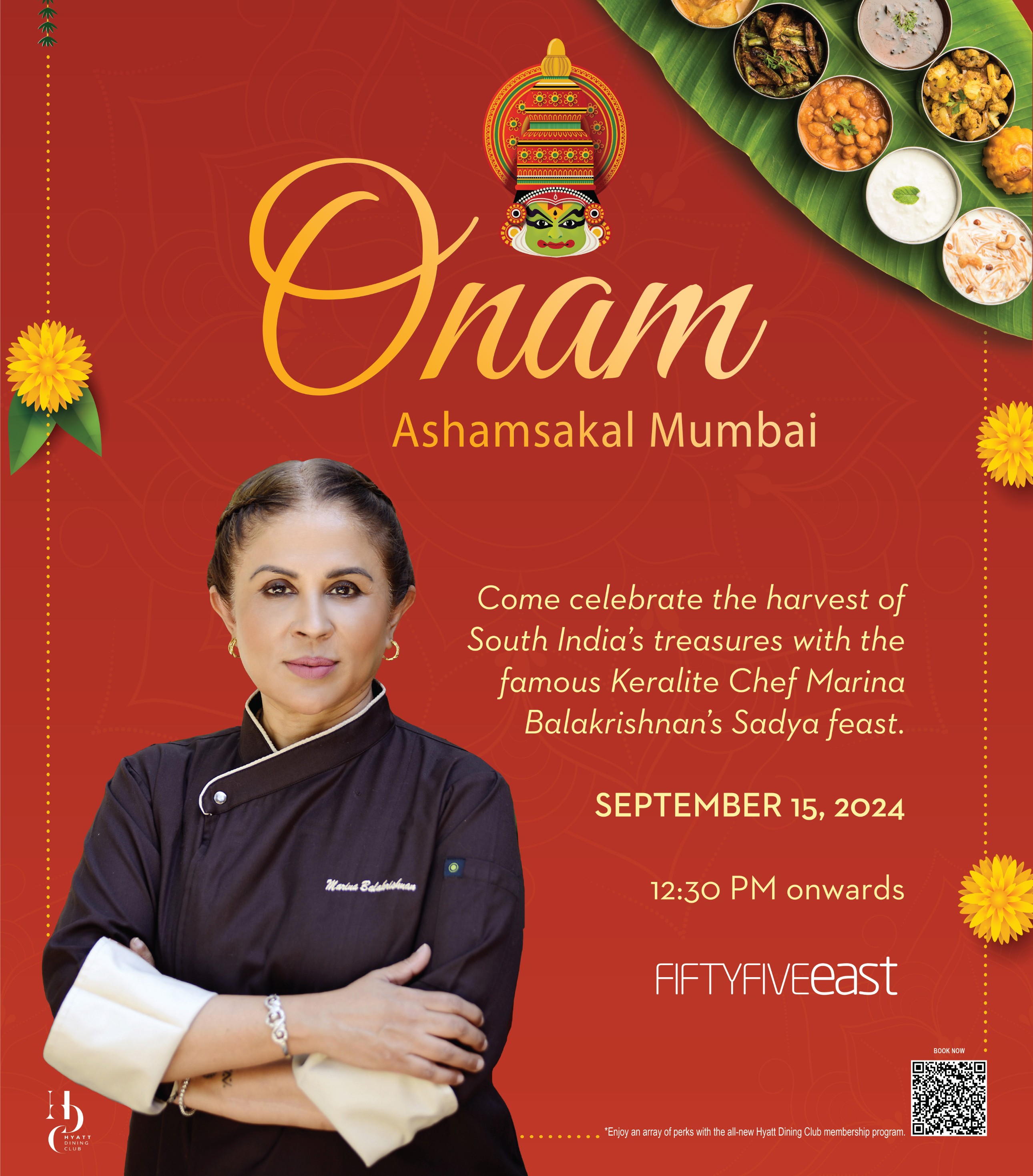Chef Marina Balakrishnan is curating a special Onam menu at Grand Hyatt Mumbai