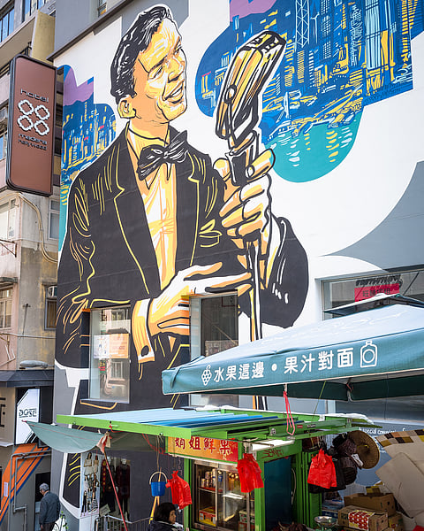 Hollywood Road near Sheung Wan is a vibrant neighbourhood