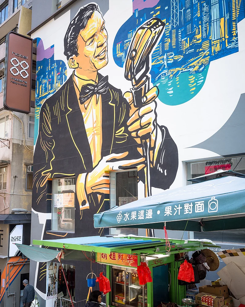 Hollywood Road near Sheung Wan is a vibrant neighbourhood
