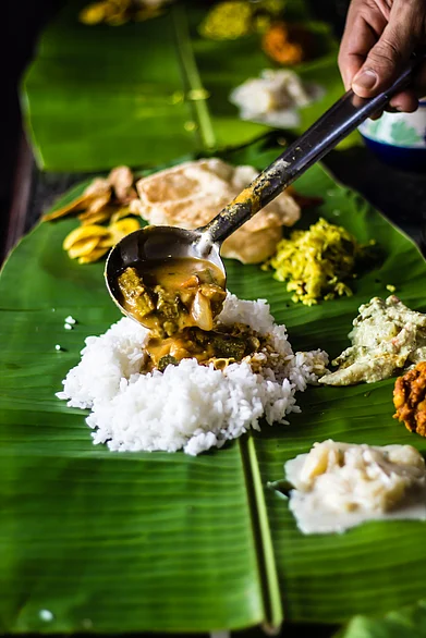 Shutterstock.com : Sadhya is a grand vegetarian feast that forms an integral part of the Onam festival