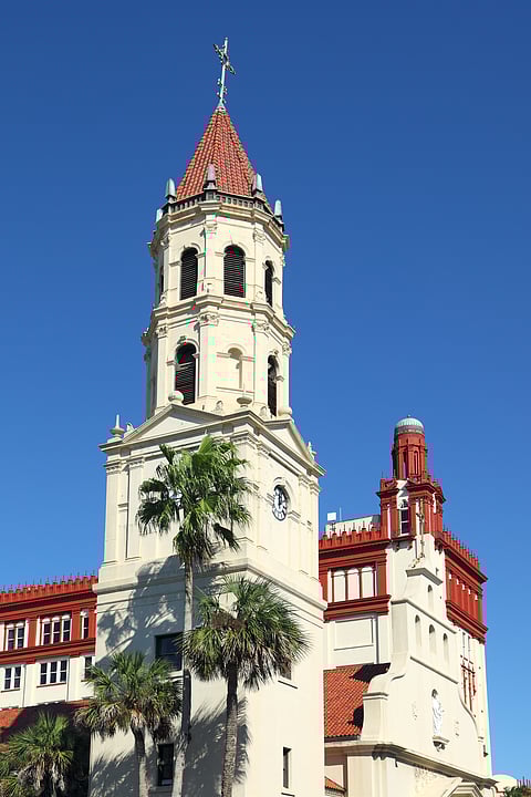 A view of the Cathedral Basilica of St. Augustine