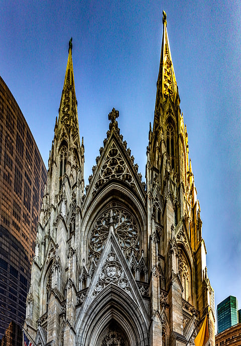 Towers of St. Patrick's Cathedral in New York