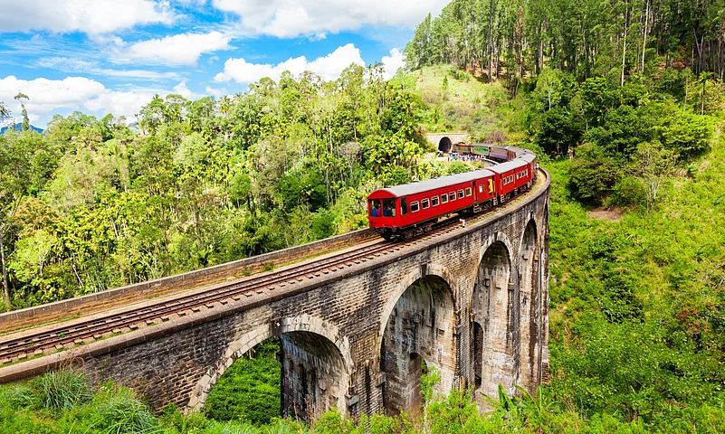 Nine arch bridge in Nuwara Eliya, Sri Lanka