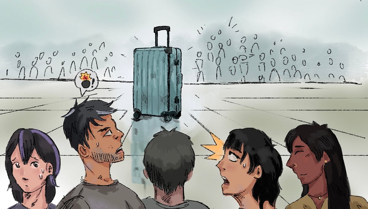 Nishka Mohan : An artist’s depiction of the writer’s lost luggage and the tragedy that ensued