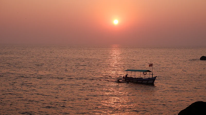 Sunset at Butterfly Beach, Goa