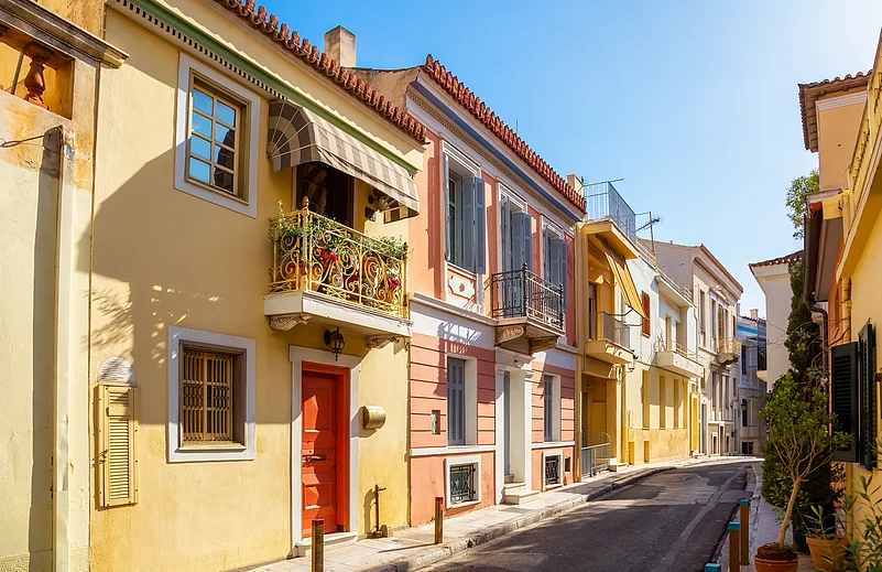 Pláka is an old historical neighbourhood of Athens. Short-term rentals have been blamed for fueling the country’s housing crisis