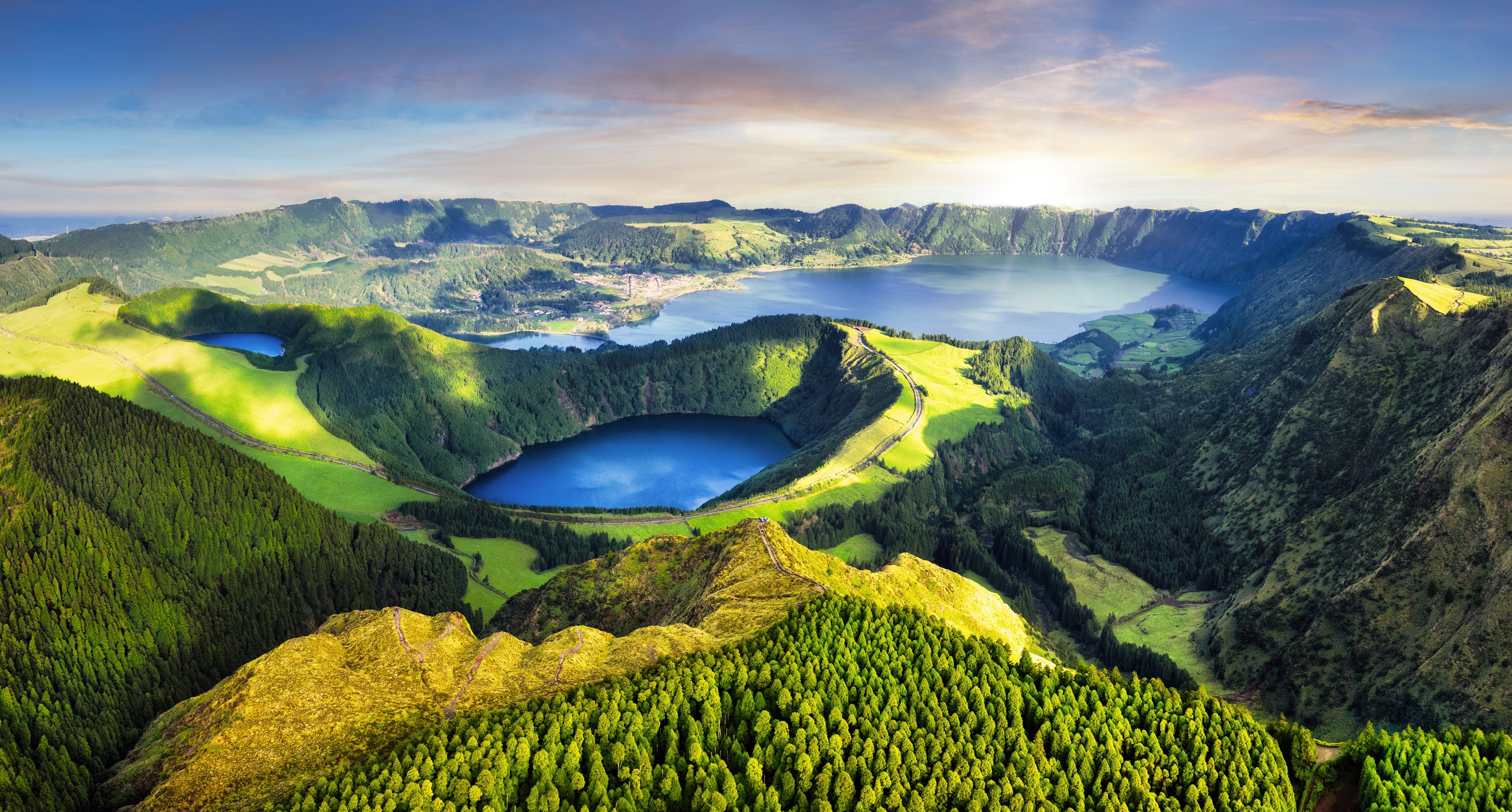 A beautiful view of Sete Cidades