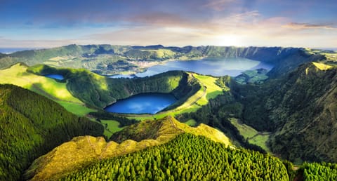 A beautiful view of Sete Cidades