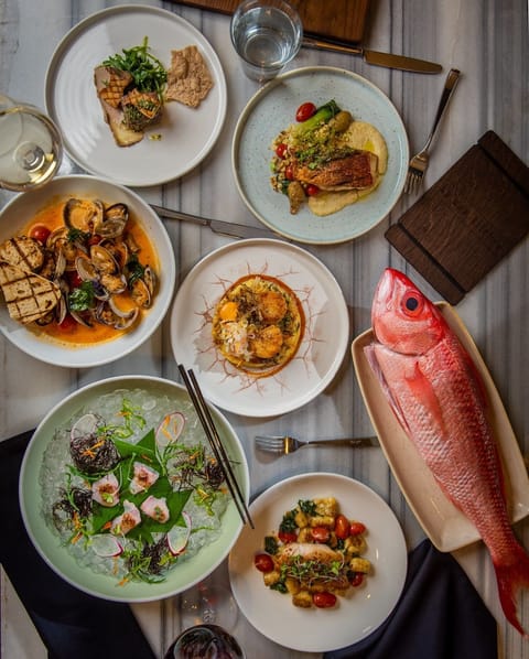 A meal at the Ka‘ana Kitchen