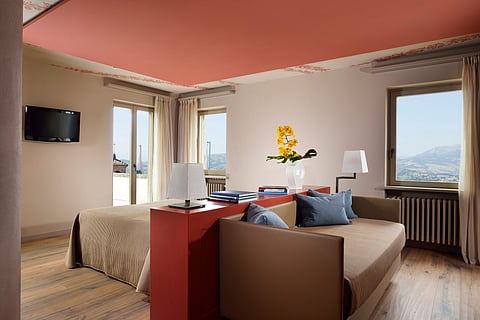 The accommodation of the Titano Suites Hotel