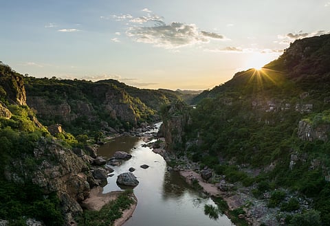 Lanner Gorge in the far north of Kruger National Park, South Africa