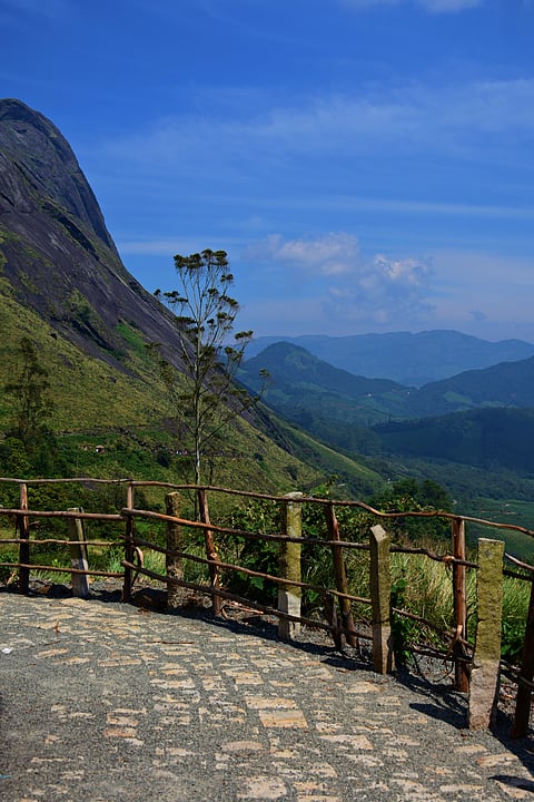 View from the Anamudi Peak on way from Munnar to Thekkady