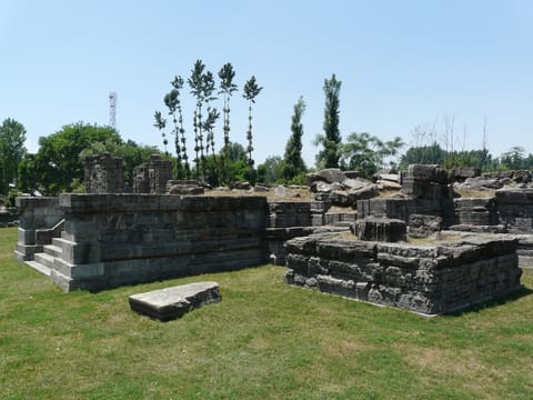 A view of the Avantishwar Temple