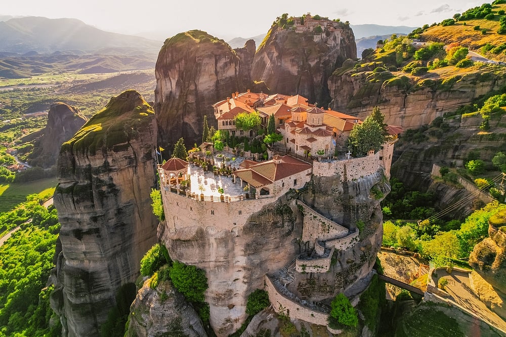 The monastery of Meteora in Greece 