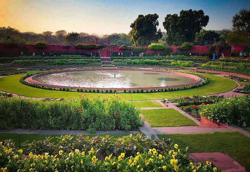 A view inside the Amrit Udyan