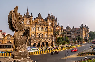 Snehal Jeevan Pailkar/Shutterstock : A view of the Chhatrapati Shivaji Terminus in Mumbai