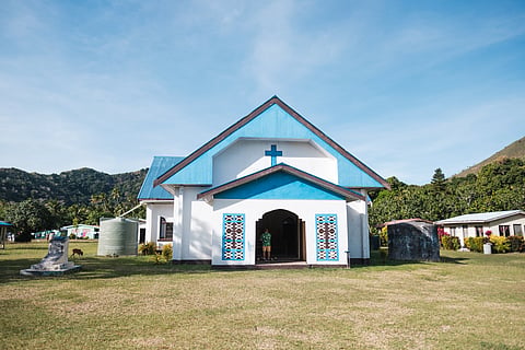 A church in Malakati Village on Nacula Island
