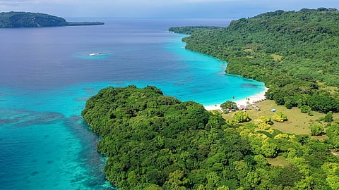 Fiji, a country in the South Pacific, is an archipelago of more than 300 islands