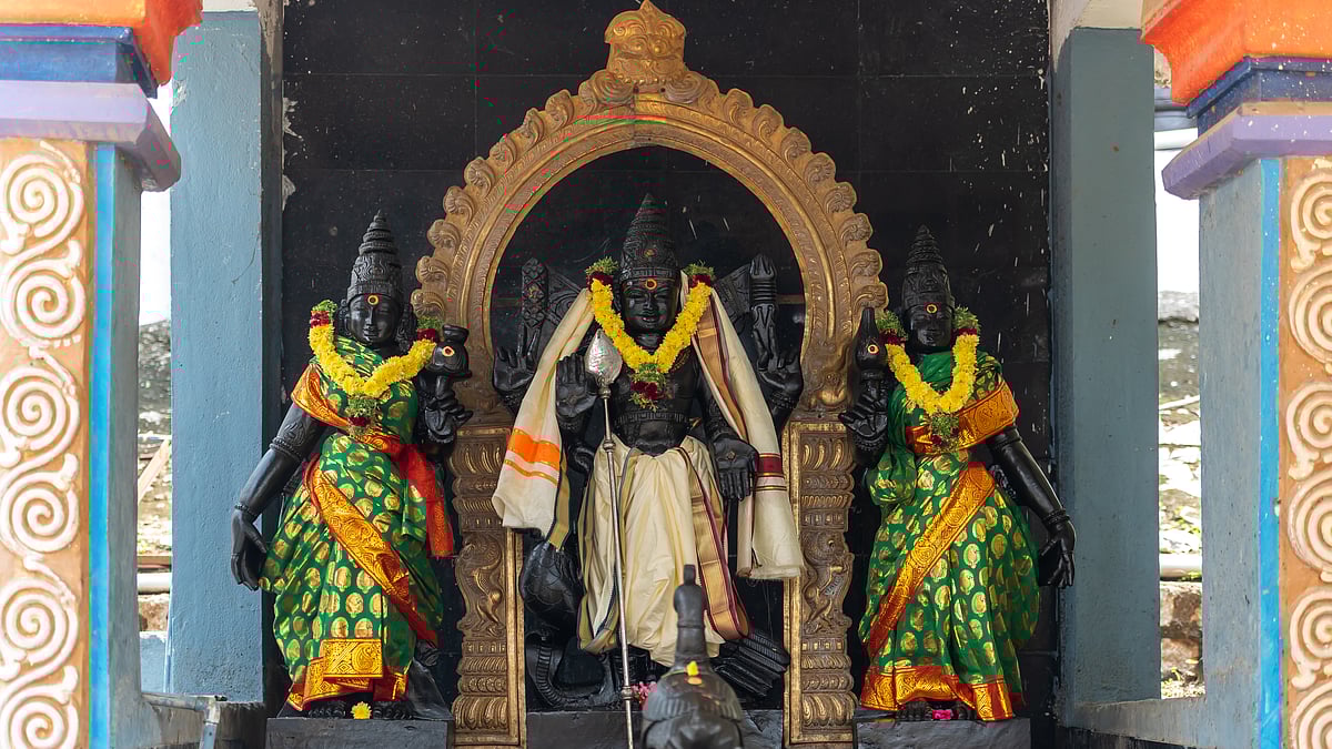 At the 1008 Shiva Temple